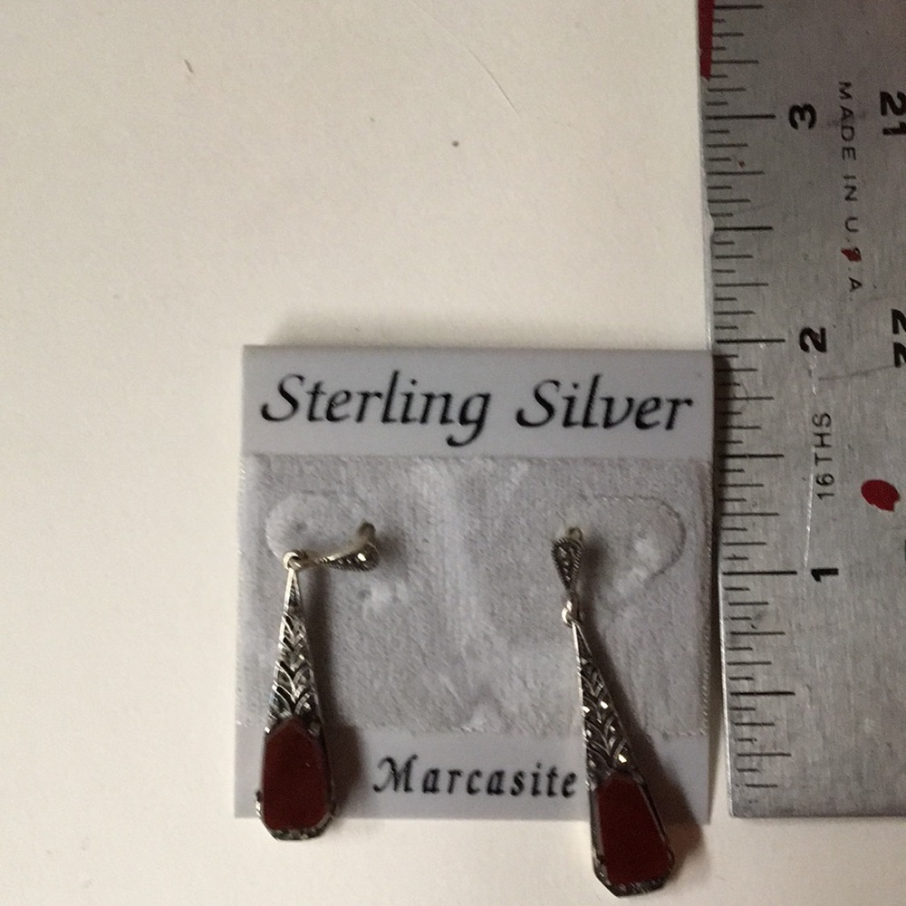 Sterling silver Marcasite Earrings